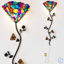 Tiffany Style Stained Glass Erfly