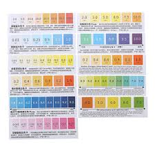 Ph Test Electronic Color Comparator Water Quality Analysis Chlorin Ph Indicator With Color Chart