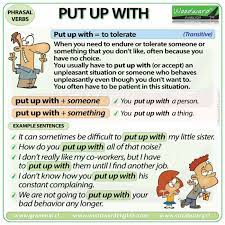 phrasal verb meanings and exles