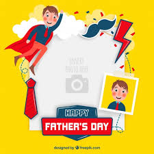 Fathers Day Template To Paste Image Vector Free Download