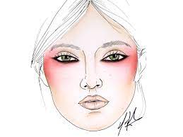 10 makeup face charts from top makeup