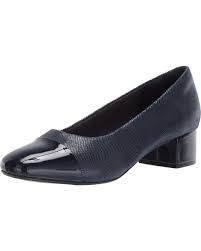 Clarks Leather Chartli Diva In Navy Blue Save 30 Lyst