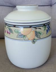 Mikasa Garden Harvest Flour Cookie Jar