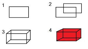 How To Make A Cloured 3d Cuboid In Microsoft Paint Or On