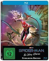 Spider-Man: No Way Home - BD Steelbook [Blu-ray]: Amazon.de: Tom Holland,  Zendaya, Benedict Cumberbatch, Jon Watts, Tom Holland, Zendaya: DVD & Blu- ray