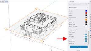 plan view 2d view sketchup for web