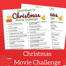 The challenge ratings & reviews explanation. Free Printable Countdown To Christmas Movie Challenge Swaggrabber