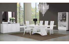 This is the quality birch sapling chair set whose premium metal construction keeps them last for a long time. D313 White Dining Table And 6 Chair Set Dining Sets Dining