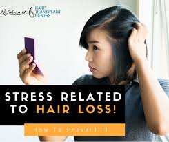 do stress to hair loss ways