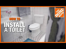 How To Install A Toilet The Home Depot