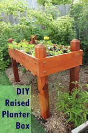diy raised planter box a step by step