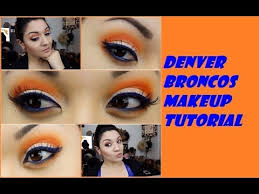 denver broncos makeup tutorial xplore
