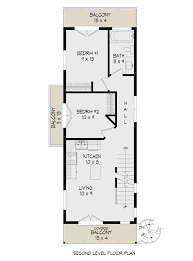 House Plan 940 00235 Narrow Lot Plan