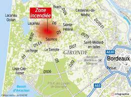Incendie en Gironde : plus de 3 200 hectares brûlés, évacuations... Revivez  la journée de mardi