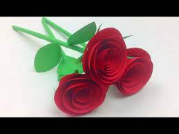 easy paper roses flowers