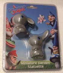 2 Bunnies Rabbits Gnomeo Juliet Miniature Garden Statuette Movie Character  | #1928838365