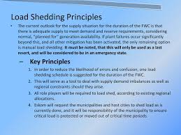 Polokwane, the capital of south africa's limpopo province, used to be known as pietersburg. Load Shedding Principles Ppt Download