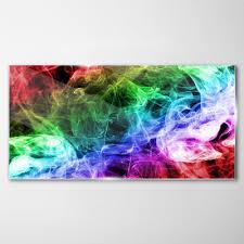 Abstract Glass Wall Art Coloraydecor Com