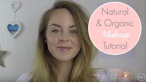 natural organic makeup tutorial with