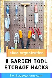 12 Garden Tool Storage Ideas How To