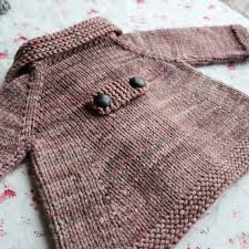 Pea Coat Knitting Pattern Baby Jacket