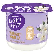 light fit nonfat yogurt vanilla 5
