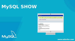 mysql show how show command works in