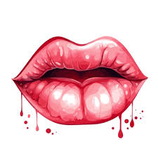 dripping lips clipart images free