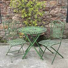 Vintage Style Metal Garden Table Set
