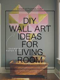diy wall art ideas for living room