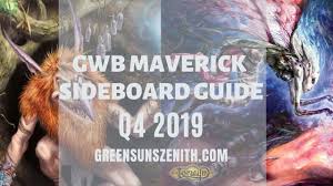 gwb maverick sideboard guide 2020