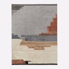 patterned geometric abstract rugs
