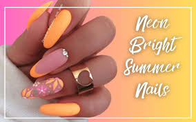 50 neon bright summer nails designs to