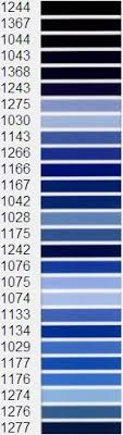 Thread Color Charts For Finding Specific Color Schemes