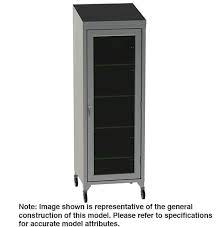 Mobile Cabinet With Stainless Shelves