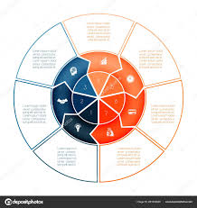 Ring Arrows Infographic Chart Template Presentation Options