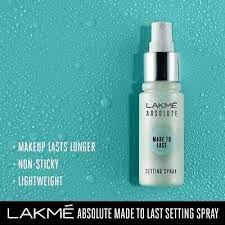 lakme absolute made to last setting spray 60 ml