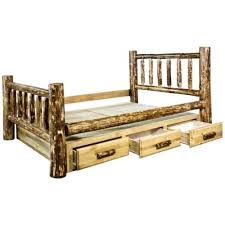 Rustic Log Cabin Beds Amish Made