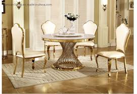 Shop allmodern for modern and contemporary gold dining chairs to match your style and budget. China Hotel Restaurant Dining Marble Table With Modern Banquet Living Room Metal Gold Chairs China Dining Furniture Hotel Chair