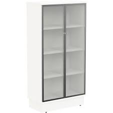 Grand Tall Cupboard With Frosted Glass