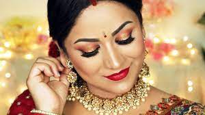 karva chauth makeup look 2018 gold