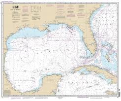Historical Nautical Chart Gulf Of Mexico 411 08 2013