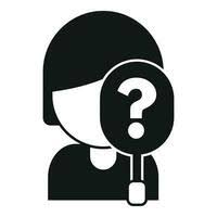 mystery person vector art icons and