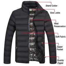 Light Windbreaker Jacket Slim Fit Winter Jacket Men Parka Coat Creationsg
