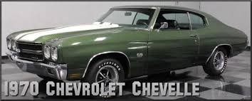 1970 Chevrolet Chevelle Factory Paint Colors
