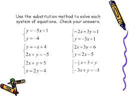 Solving Systems Of Equations