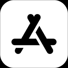 White app store 2 icon - Free white site logo icons