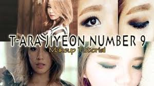 t ara jiyeon number 9 inspired makeup
