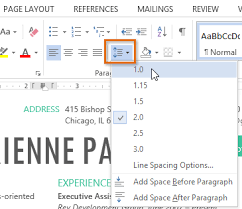 spacing   How can I position the letterhead at the top of the page    