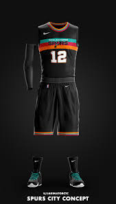 The san antonio spurs, milwaukee bucks, washington wizards, toronto raptors, new york knicks are all new, and a closer look at previously leaked a refreshing update for the san antonio spurs who had stuck to a rather boring silver and grey camouflage design in previous years. Spurs City Jersey Concept Nbaspurs